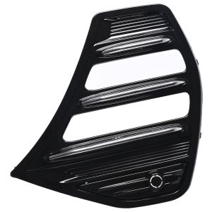 REJILLA FASCIA DELANTERA CH TIGGO 7 PRO 23 NEGRA BRILLANTE C/MOLDURA CROMADA IZQ