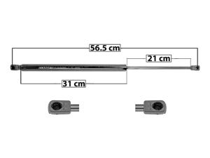 AMORTIGUADOR 5TA PUERTA LC MKX 07-10 DER/IZQ SP