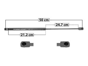 AMORTIGUADOR 5TA PUERTA MN COOPER 02-06 DER/IZQ SP