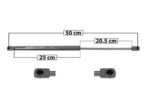 AMORTIGUADOR 5TA PUERTA MN COOPER 07-14 DER/IZQ SP