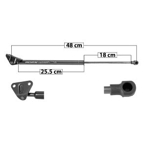 AMORTIGUADOR 5TA PUERTA MT ASX 13-15 SP DER/IZQ