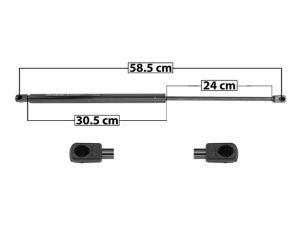 AMORTIGUADOR 5TA PUERTA NS PATHFINDER 87-95 DER/IZQ SP