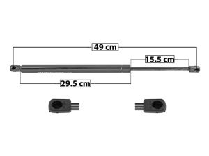 AMORTIGUADOR 5TA PUERTA NS PATHFINDER 05-07 DER/IZQ SP