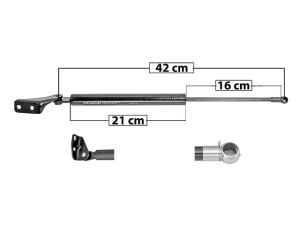 AMORTIGUADOR 5TA PUERTA NS TIIDA 07-17 DER SP