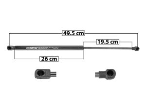 AMORTIGUADOR 5TA PUERTA NS MARCH 12-25 DER/IZQ SP