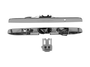 MOLDURA 5TA PUERTA TY HIACE 06-18 CON MANIJA CON HOYO PARA LLAVE CON LUZ DE PLACA CROMADA
