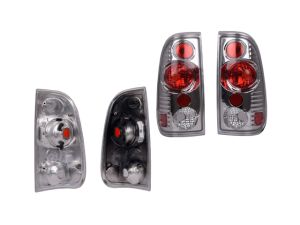 JUEGO CALAVERAS FD F-150/F-250 97-03/LOBO 97-03 TRANSPARENTE/ROJO TW