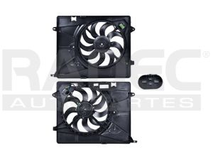 MOTOVENTILADOR CV TRAX 13-20 L4 1.4L P/RAD C/RESISTENCIA SENCILLO COMPLETO 4 PINES ZC/TY