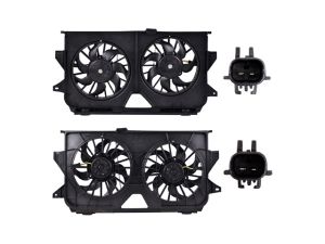 MOTOVENTILADOR CR CARAVAN 05-07 L4 2.4/V6 3.3L DOBLE COMPLETO 2 Y 2 PINES KS