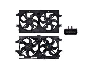 MOTOVENTILADOR CR INTREPID 98-04 V6 2.7, 3.2, 3.5 LTS DOBLE COMPLETO 4 PINES TY