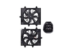 MOTOVENTILADOR CR PT CRUISER 06-10 L4 2.4L S/TURBO P/RAD SENCILLO COMPLETO 4 TERMINALES ZC/KS