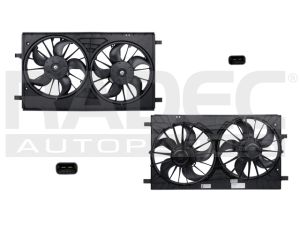 MOTOVENTILADOR DG CALIBER 07-12 L4 1.8, 2.0, 2.4L DOBLE COMPLETO 2 Y 2 PINES KF/KS