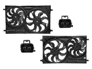 MOTOVENTILADOR FD TRANSIT 15-23 V6 3.5, 3.7L DOBLE COMPLETO 2 Y 2 PINES ZC/KS