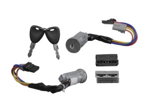 CILINDRO DE IGNICION RN KANGOO 04-18 CON LLAVE METAL CROMO 12VCC MNJ