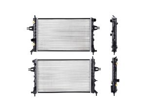 RADIADOR CV ASTRA 00-08/ZAFIRA 02-06 L4 1.6, 1.8, 2.0, 2.2 LTS AUT C/AA 23 5/8X14 1/2X23MM ALUM MEC POLAR