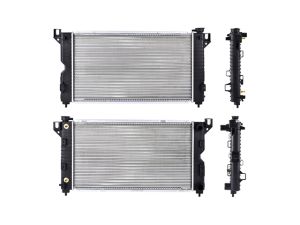 RADIADOR CR CARAVAN/TOWN COUNTRY 96-00 L4/V6 3.0 LTS C/S AA AUT TOMAS LINEALES 26 1/6X14 6/7X34MM ALUM MEC POLAR