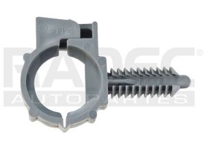 SUJETADOR D/CABLES UNI Y VARIOS HOYO:8mm/DIA.INT:10mm/DIA.EXT:13mm GRIS 25PZ