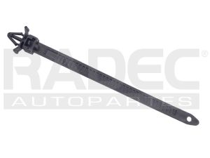CINCHO DE NAYLON UNIVERSAL VARIOS USOS CON GRAPA 14mm Negro USA 25PZ