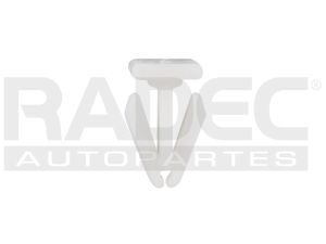 GRAPA MOLDURA CV CHEVY 04-08 HOYO 8MM LARGO 14MM CAB 9X11MM BLANCA 6 PIEZAS