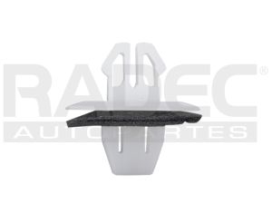 GRAPA MOLDURA CON EMPAQUE TY C/EMPAQ:9mm/Largo:17mm/Dia.Cab:18mm Blanca