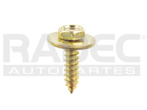 PIJA GRAPA DOBLE UN 10 HOYO 18MM LARGO 8MM RONDANA 19/32 4 PIEZAS