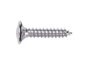 PIJA CABEZA CONICA CON RONDANA 10 X 3/4 Cromada USA