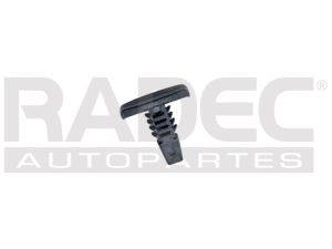 GRAPA PARA HULE DE PUERTA CV FD HOYO:4.5MM/LARGO:12MM/CAB.5X13MM NEGRO USA 50PZ