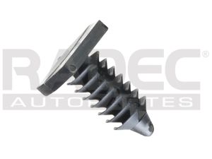 GRAPA PARA HULE DE PUERTA CR HOYO:4.5MM/LARGO:10MM/DIA.CAB:5X13MM NEGRO USA 50PZ