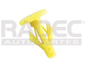 GRAPA PARA HULE DE PUERTA FD CAM 04 HOYO:6.8MM/LARGO:14.5MM/DIACAB:9MM BLANCO 50PZ