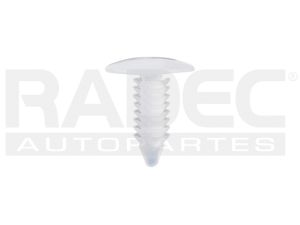 RETENEDOR UNIV MED 1/4 6.4mm TRASNPARENTE USA