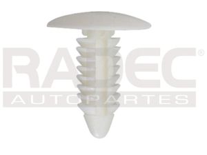 RETENEDOR UNIV MEDIANO BLANCO Hoyo:6.4 (1/4) Largo20 Cab:18 50PZ