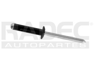 REMACHE UNIVERSAL ALUM Hoyo: 4.7mm(3/16)/Dia.Cab:3/8 Aluminio NGO 25PZ