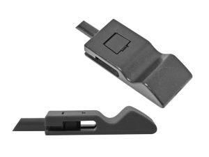 SEGURO DE PUERTA CD ESCALADE EXT/ESV CV AVALANCHE/CV CHEYENNE 07-03/CV SILVERADO 07-13/CV SUBURBAN 07-14/CV TAHOE 07-14 NEGRO PLASTICO DELANTERA/TRASERA DER/IZQ