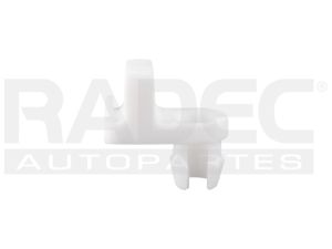 SEGURO VARILLA TAPA CAJA GM PU Hoyo: 8mm / Varilla: 3/16 Blanco NAL