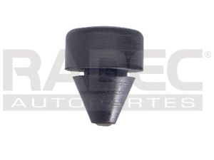 TOPE DE PLASTICO PARA PUERTA CHVT Y VARIOS Negro USA 25PZ