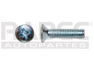 TORNILLO CABEZA OVALADA 5MM- .80 X 20MM Cromado TW 50PZ