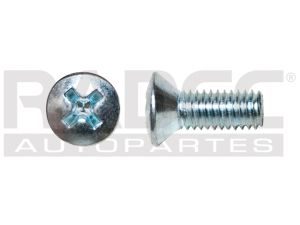 TORNILLO CABEZA OVALADA 8-32 X 1 1/4 Cromado TW 50PZ