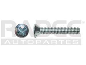TORNILLO CABEZA OVALADA 8-32 X 1 Cromado TW 50PZ