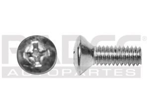TORNILLO CABEZA OVALADA 8-32 X 1/2 Cromado TW 50PZ