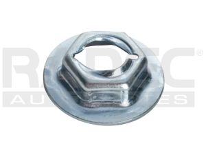 TUERCA RAPIDA MEDIANA 1/4PL/HEX 7/16/Dia.11/16PL Terminado en Zinc 50PZ