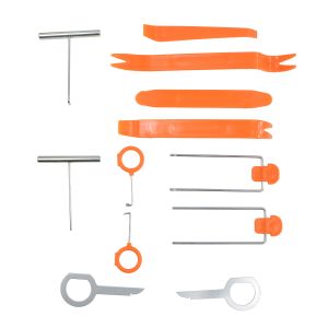 KIT HERRAMIENTA REMOVEDOR GRAPAS NYLON NARANJA 12 PZ