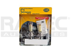 FOCO H7 12V 55W YELLOW LIGHT 50mas luz